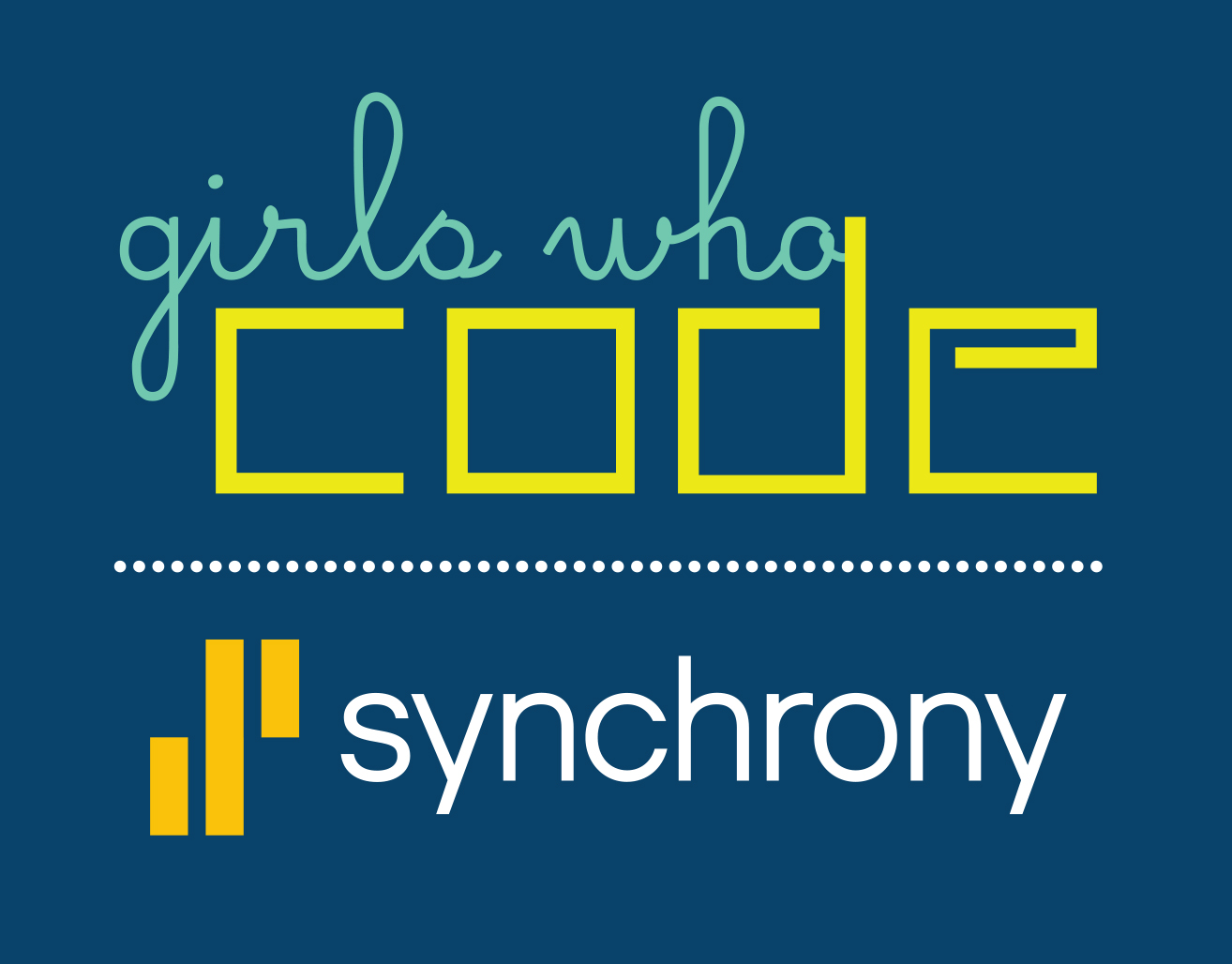 Girls Who Code and Synchrony logo